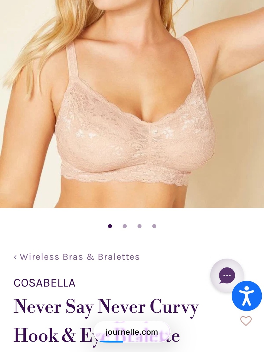 Cosabella Never Say Never Sweetie lace bra